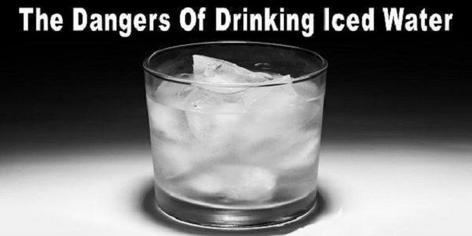 Почему нельзя пить воду со льдом. Это важно знать!