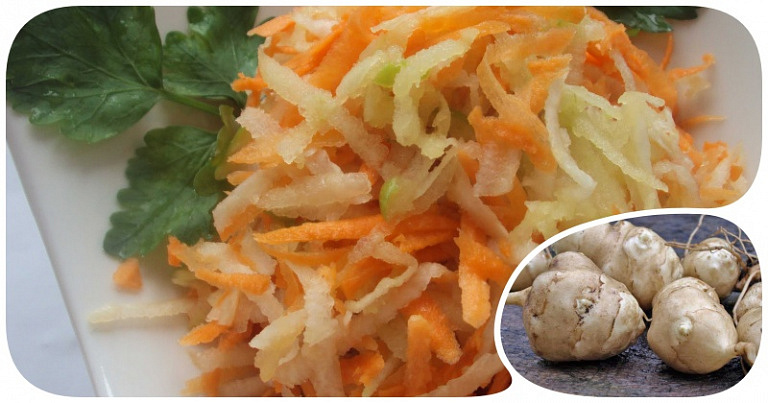Салат из топинамбура: сочетание незабываемого вкуса и необыкновенной пользы для здоровья