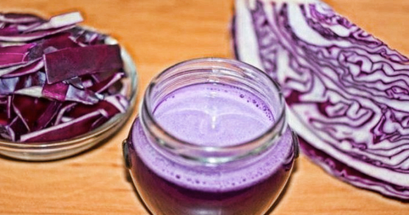 Фиолетовый капустный сок - уникальное целительное средство для борьбы с гипертонией, токсинами и раком