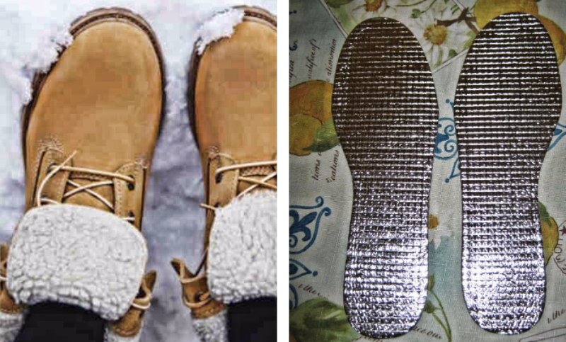 Согреваем ноги в мороз с помощью теплоотражающей фольги: идеальный способ, который спасает холодной зимой