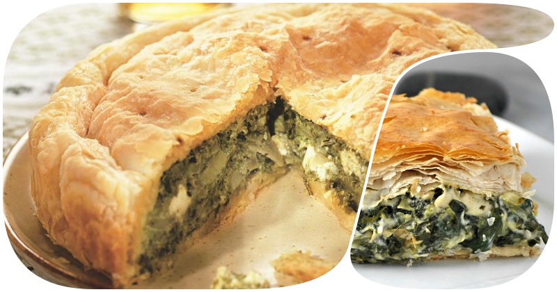 Спанакопитта: закрытый греческий пирог со шпинатом и странным названием