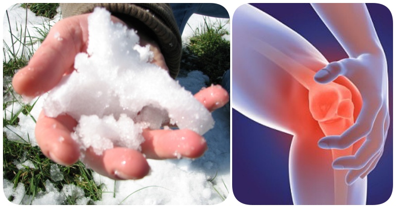 Снег с солью против суставной и ревматической боли: улучшаем здоровье с помощью зимних процедур
