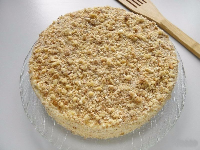Жареный торт на сгущенном молоке: рецепт сладости без выпекания в духовке