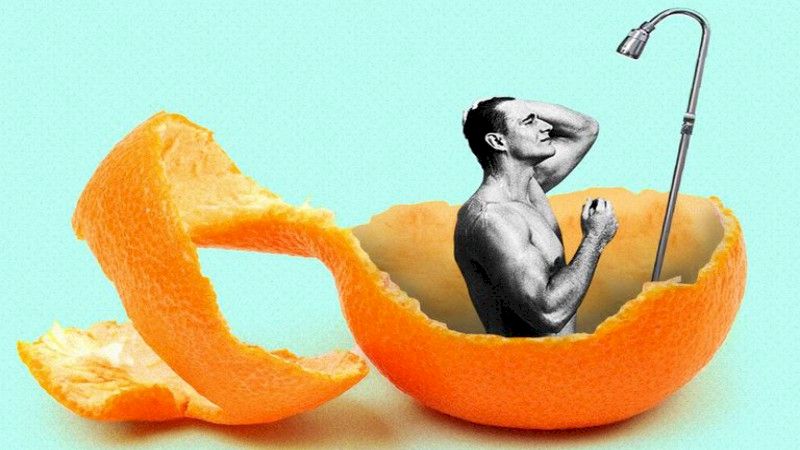 Чтобы каждое утро было ярким: почему нужно съедать апельсин во время утреннего душа