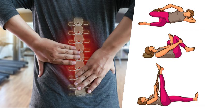 7 упражнений для спины от болей в пояснице