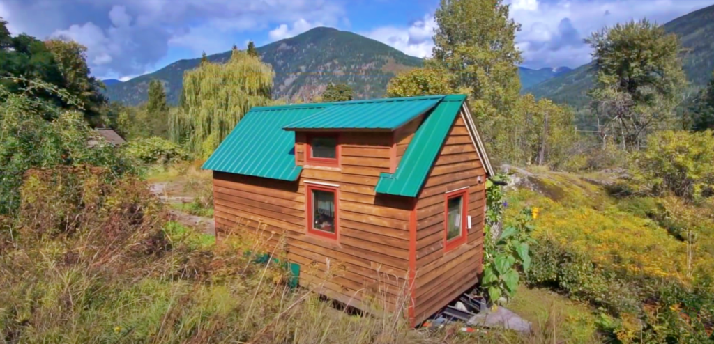 Вчителька на пенсії побудувала собі крихітний будиночок для спокійного життя на природі – і щоб зайвий раз не витрачатися …