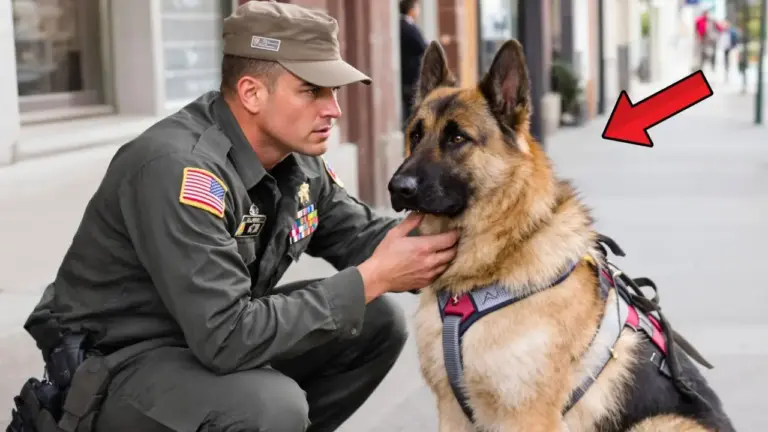 Retired War Dog doesn't recognize his Former Veteran! But what happens next is spine-chilling…