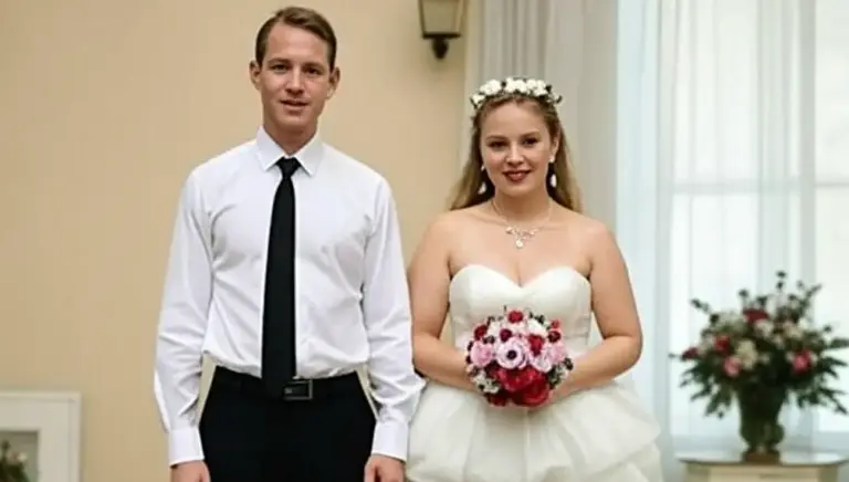 At the Altar, Something Stirred in the Bride’s Veil! Groom Blanched – Guests Stared in Horror…