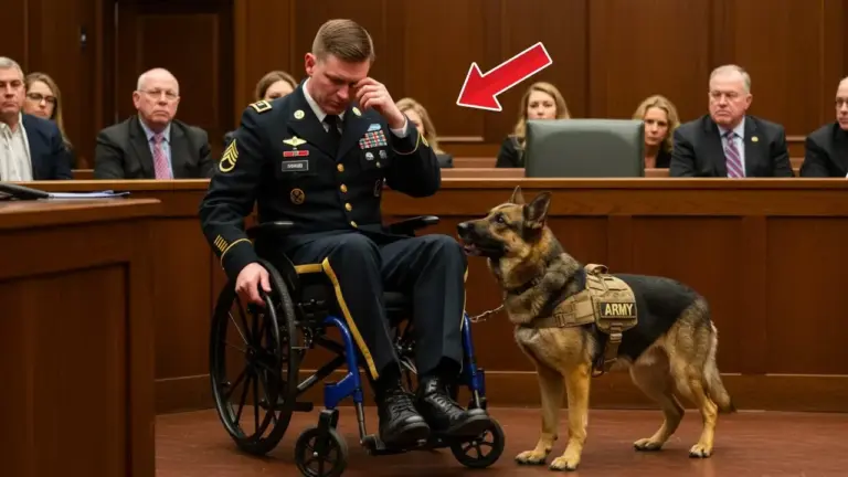 The ex-soldier wanted a final goodbye with his dog in court... But what happened shocked everyone!