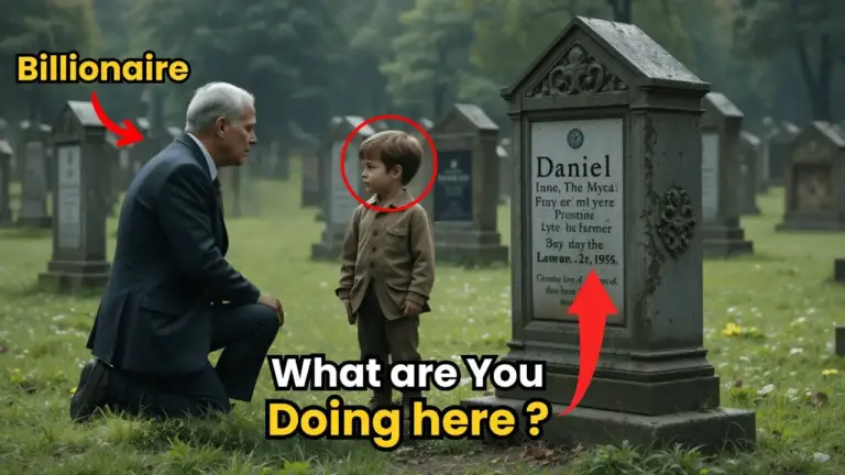 Billionaire Finds Young Boy at His Son's Grave! What Happens Next Is Unbelievable...