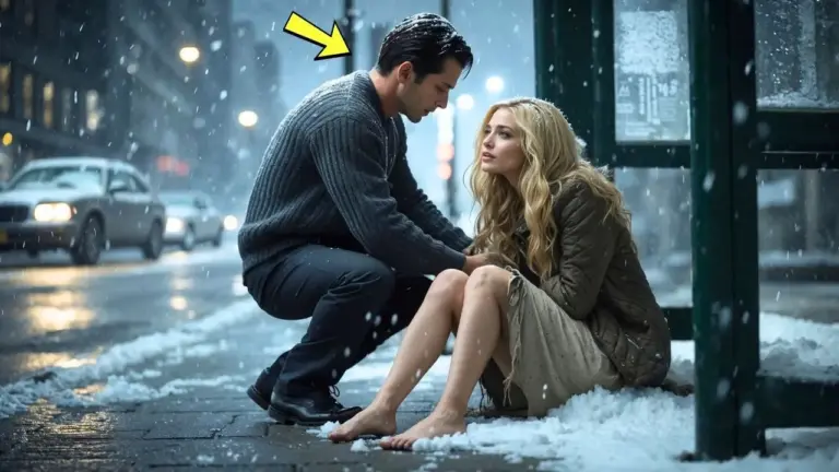 He Offered His Jacket to a Shivering Woman at the Bus Stop—Not Knowing She Was a CEO Who…