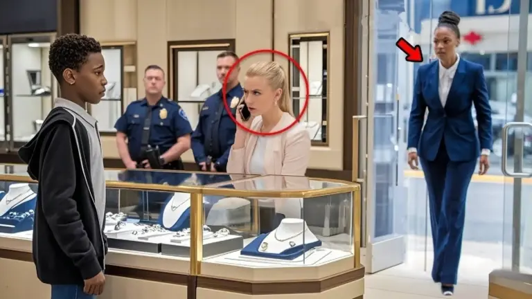 White Woman Calls Cop on Black Teen! But When His Mother Arrives, the Room Freezes…