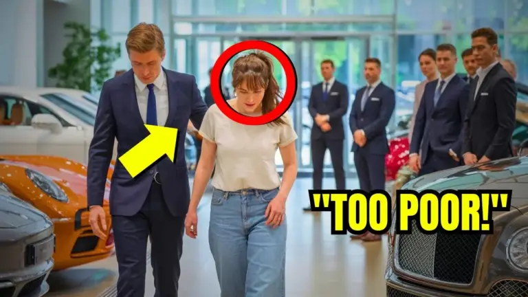 A Simple Woman Kicked Out of Car Dealership! Next Day Her Billionaire Husband's Rolls Royce Arrives...