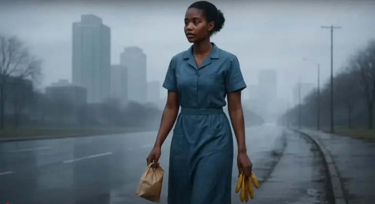 She was just a cleaner trying to get to work. One splash of mud changed her life! The rich woman behind the wheel had no idea – someone powerful was watching...