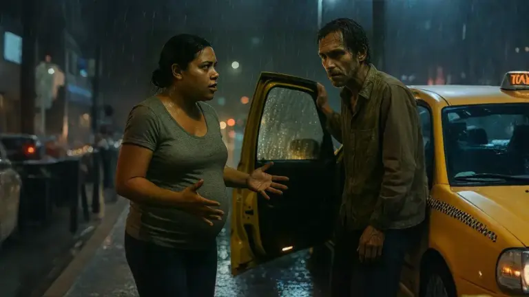 A Pregnant Taxi Driver Picked Up a Stranger… And the Next Day, the Unthinkable Happened!