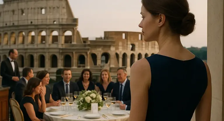 At my mother-in-law's birthday dinner in Rome, my seat was missing… Revenge Was Sweet!