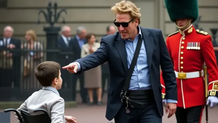 Royal Guard Breakes Protocol for a Little Boy in a Wheelchair... And the Moment Was Truly Heartwarming!