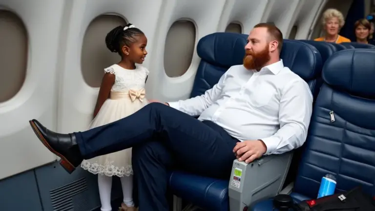 "You Can Sit on the Floor!" – Little Girl Seat Stolen by White Passenger! Seconds Later, Flight Is Grounded…