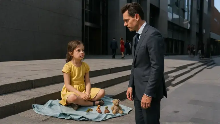 "Mommy is very sick, so I came to sell my toys to buy medicine"... What the CEO did next shocked everyone!