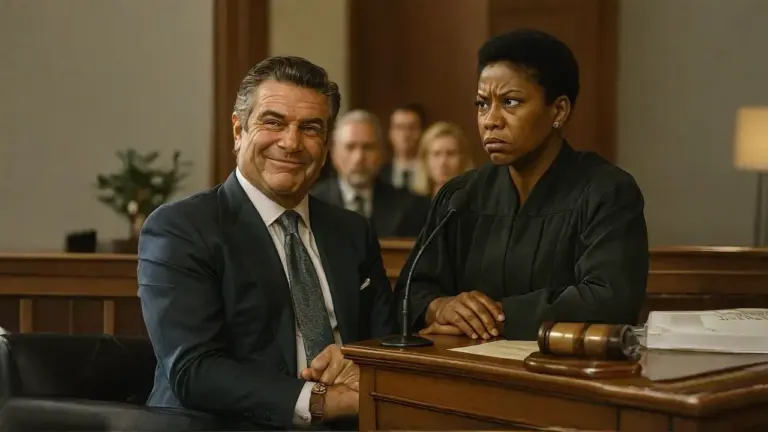 Arrogant Billionaire Refuses to Stand for Black Judge! What She Does Next Shocked The Courtroom…