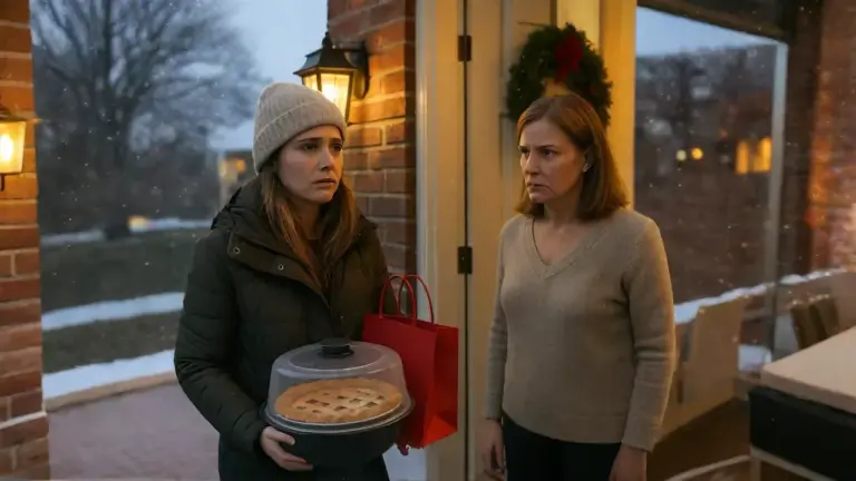 At Christmas Dinner, My Aunt Opened The Door, Rolled Her Eyes, And Said – 'We Don't Want You Here...'