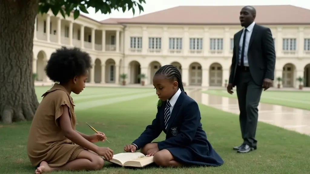 Billionaire Sees a Homeless Girl Teaching His Daughter! What He Did Next Shocked Everyone...
