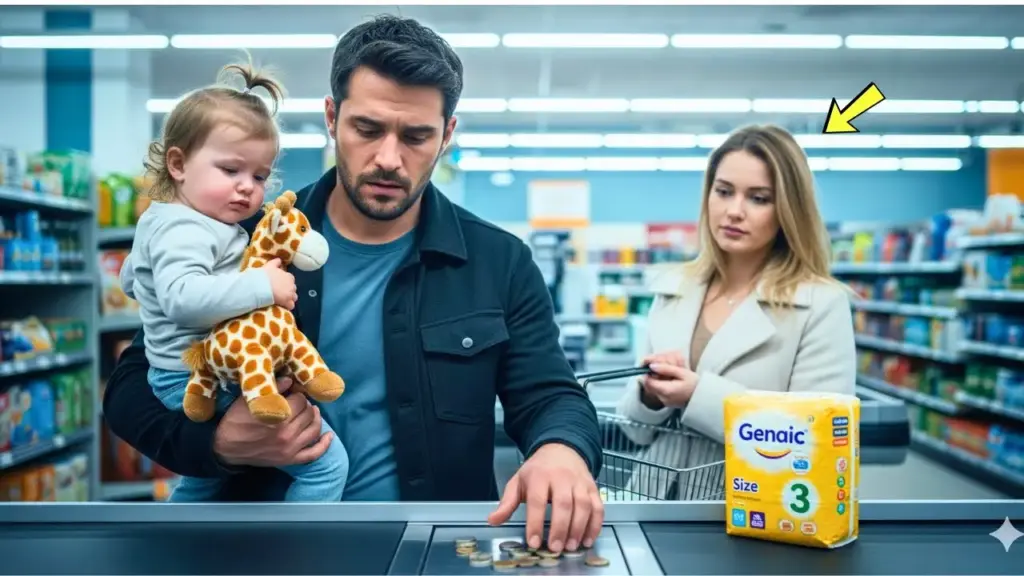 Broke Single Dad Buys Diapers With Last Dollar! The Lonely CEO Behind Him Says, “I’ll Take Them All”...