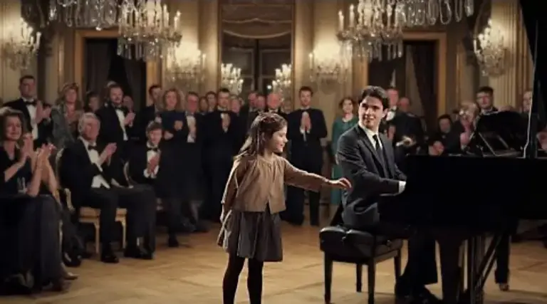 Can I Play For a Piece of Food? — They Laughed! Without Imagining That She Is a Piano Genius...