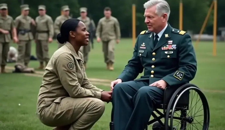 General hadn’t walked for 15 years – until the new black soldier did the impossible...