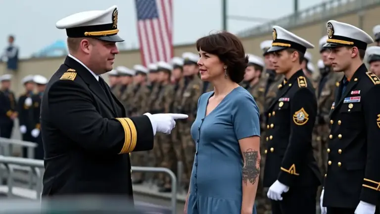 She Only Came to Watch Her Son Graduate! Until Navy SEAL Commander Saw Her Tattoo and Froze...