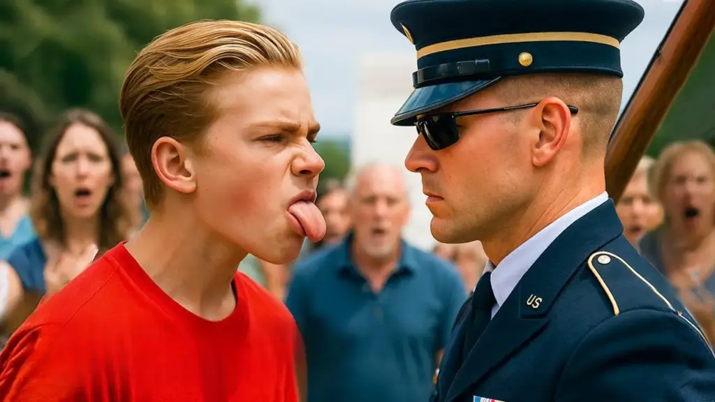 "You are Toy Soldier!" – Entitled Kid Offends Tomb Guard! Nobody Could Predict What Happens Next...