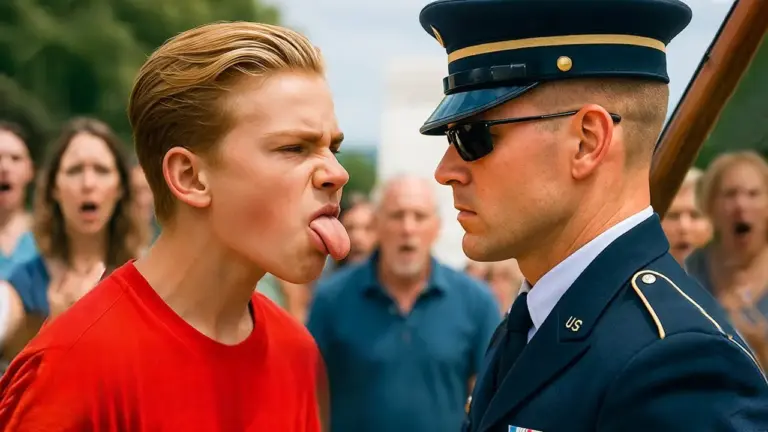 "You are Toy Soldier!" – Entitled Kid Offends Tomb Guard! Nobody Could Predict What Happens Next...