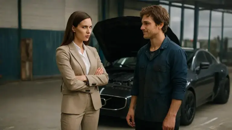 CEO Mocked the Single Dad in Front of Everyone — “Fix This Engine and I’ll Marry You, Deal”