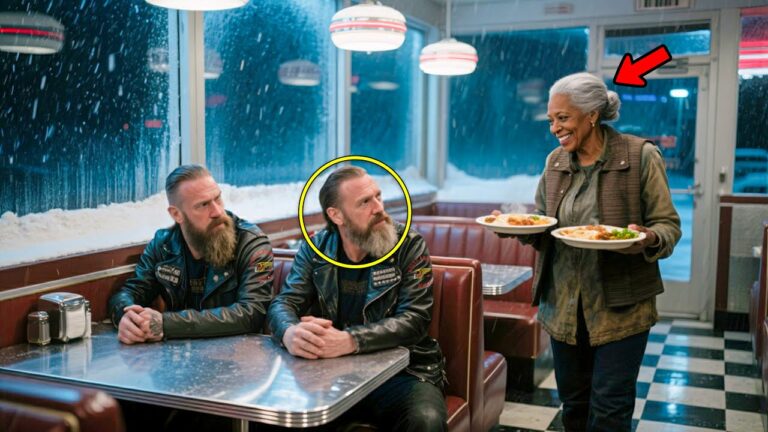 Kind Old Lady Shelters 15 Hells Angels During a Snowstorm! Next Day 100 Bikes Line Up at Her Door...