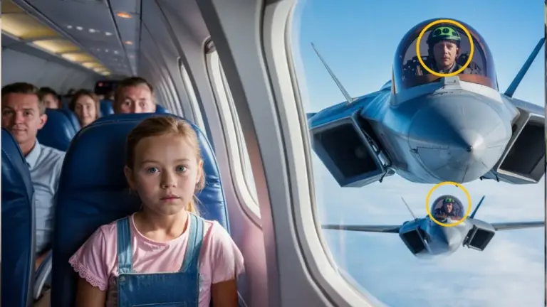 She Was Just a Kid in Seat 17A! Until the F-22 Pilots Heard the Name ‘Falcon’...