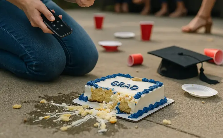 My Sister’s Son Threw My Graduation Cake On The Floor And Said, “Eat It Off The Ground.” Then I...