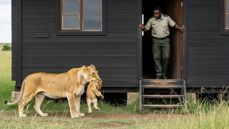 Lioness Begs Rangers to Save Her Cub, What Happened Next Shocked Everyone!