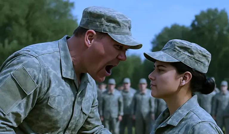 He Stepped Toward Her to Intimidate Her — But What She Did Next Left 282 Soldiers Staring in Total Silence