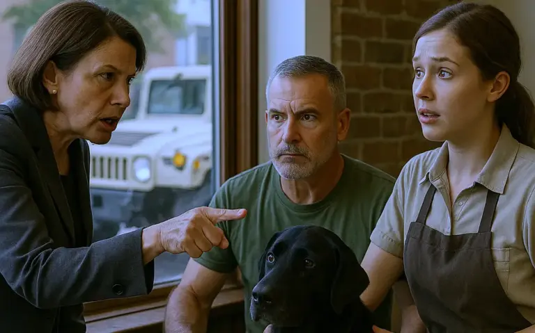 Management fired her for helping a veteran’s dog, calling it “unprofessional!” She didn’t argue — but the moment the veteran returned, the café experienced something it would never forget
