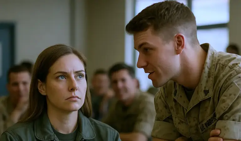US Marine Asked a Simple Woman Her Call Sign as a Joke – Until ‘Black Mamba’ Made Him Freeze
