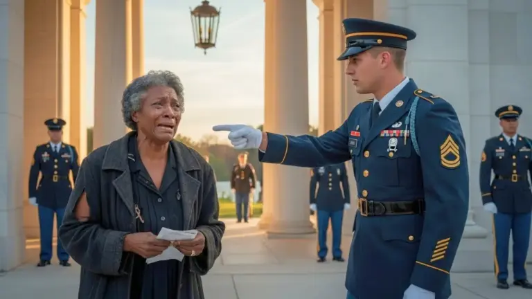 Security Stopped Black Woman at General's Funeral — When She Said 'Night Angel,' Everyone Froze
