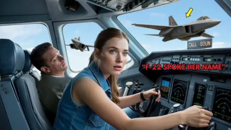 She Saved 185 Passengers — Then the F-22s Spoke Her Call Sign