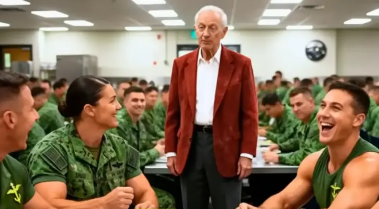 "Did They Have Ranks in the Stone Age?" – SEAL Jokingly Asked For the Old Veteran's Rank! Until His Reply Made the Entire Mess Hall Freeze
