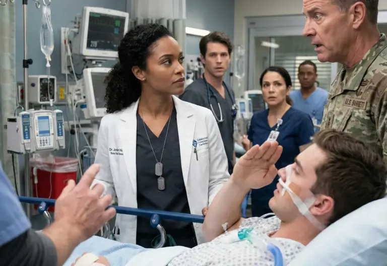 The General Demanded a “Real Surgeon” — Then His Son Saluted Her