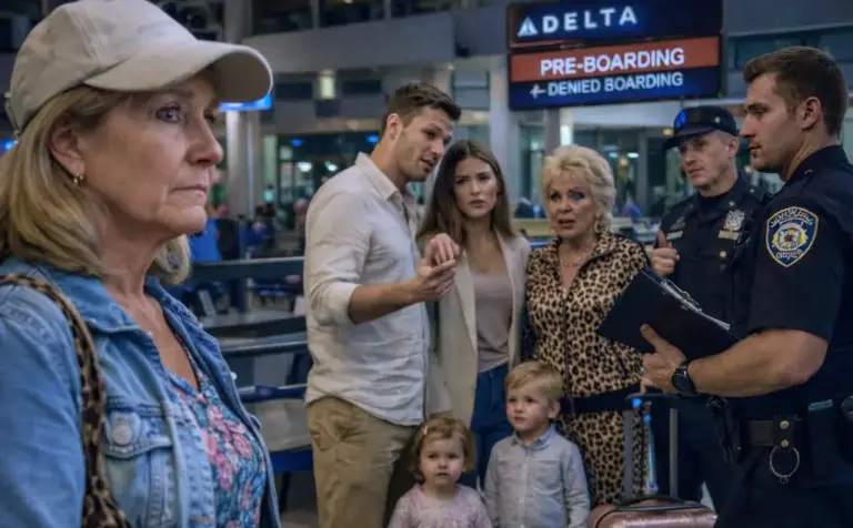 “We gave your ticket to my mom, the grandkids love her more!” A moment later