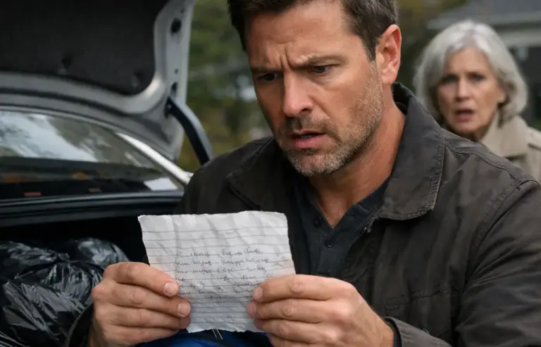 The Backpack in the Trash: A Father Discovers a Terrifying Note Hidden by His Mother-in-Law