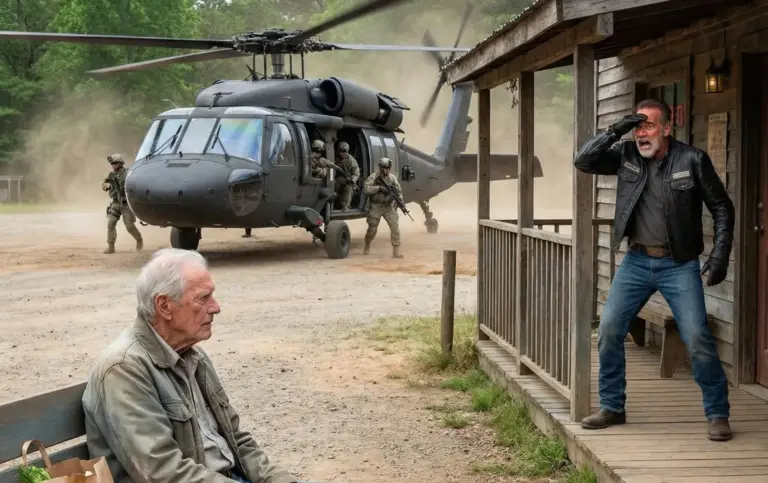 An Elderly Veteran Was Mistreated at a Bar, So His Special Ops Son Arrived in a Black Hawk to restore His Dignity