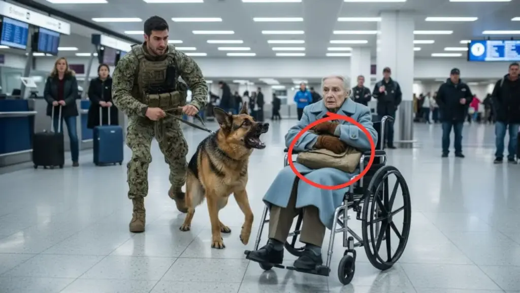 SEAL Dog Barks Desperately at Elderly Woman! But When Police Realized the Truth, It Was Too Late