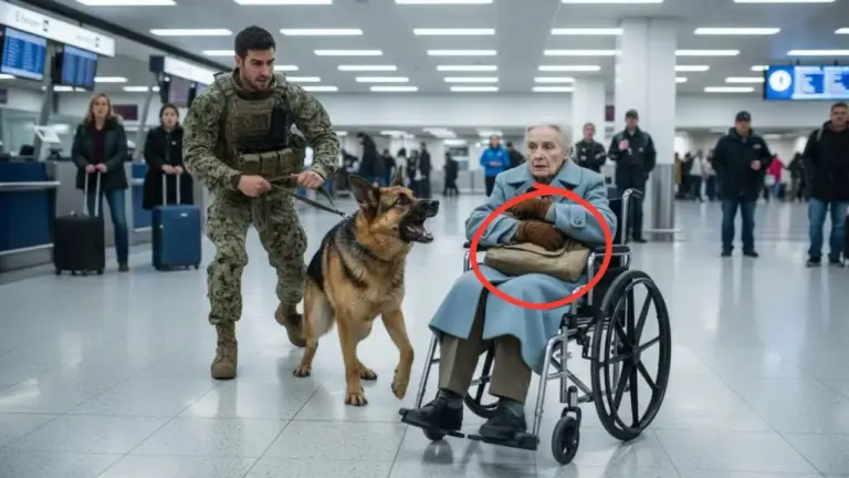 SEAL Dog Barks Desperately at Elderly Woman! But When Police Realized the Truth, It Was Too Late