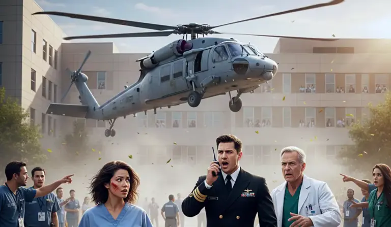 The Hospital Director Fired Her — Moments Later, a Navy Helicopter Landed on the Hospital Roof